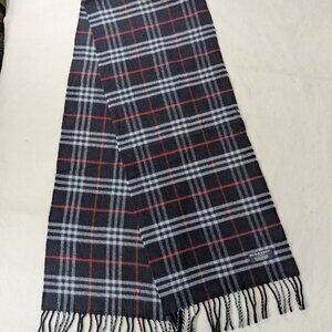 Burberry Nova Plaid Cashmere Scarf Blue | Unisex | Classic Luxury | Must See